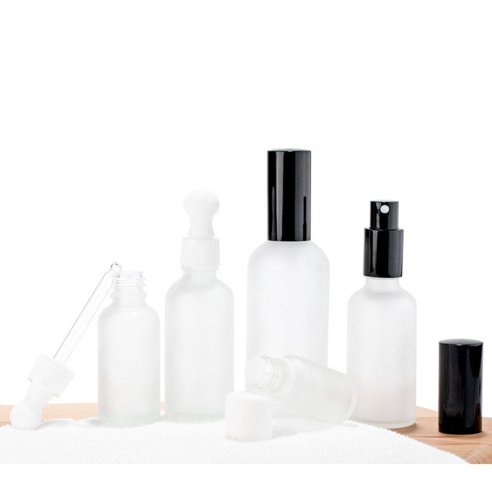 Misting Bottle Fine - 2Pcs 100Ml Frosted Glass Spray Bottles