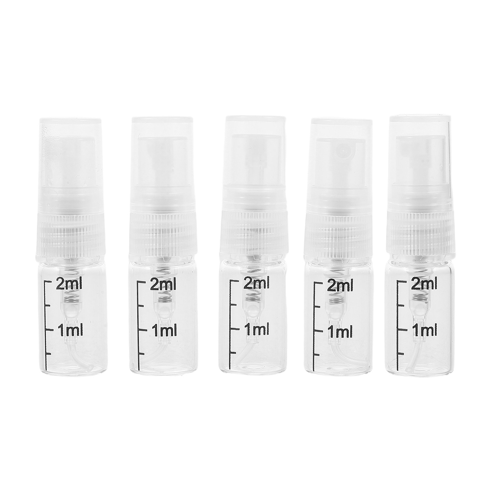 5Pcs Clear Glass Portable Spra - Misting Bottle Fine 评论和价格